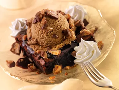 molten-brownie-stack marsfoodservices image