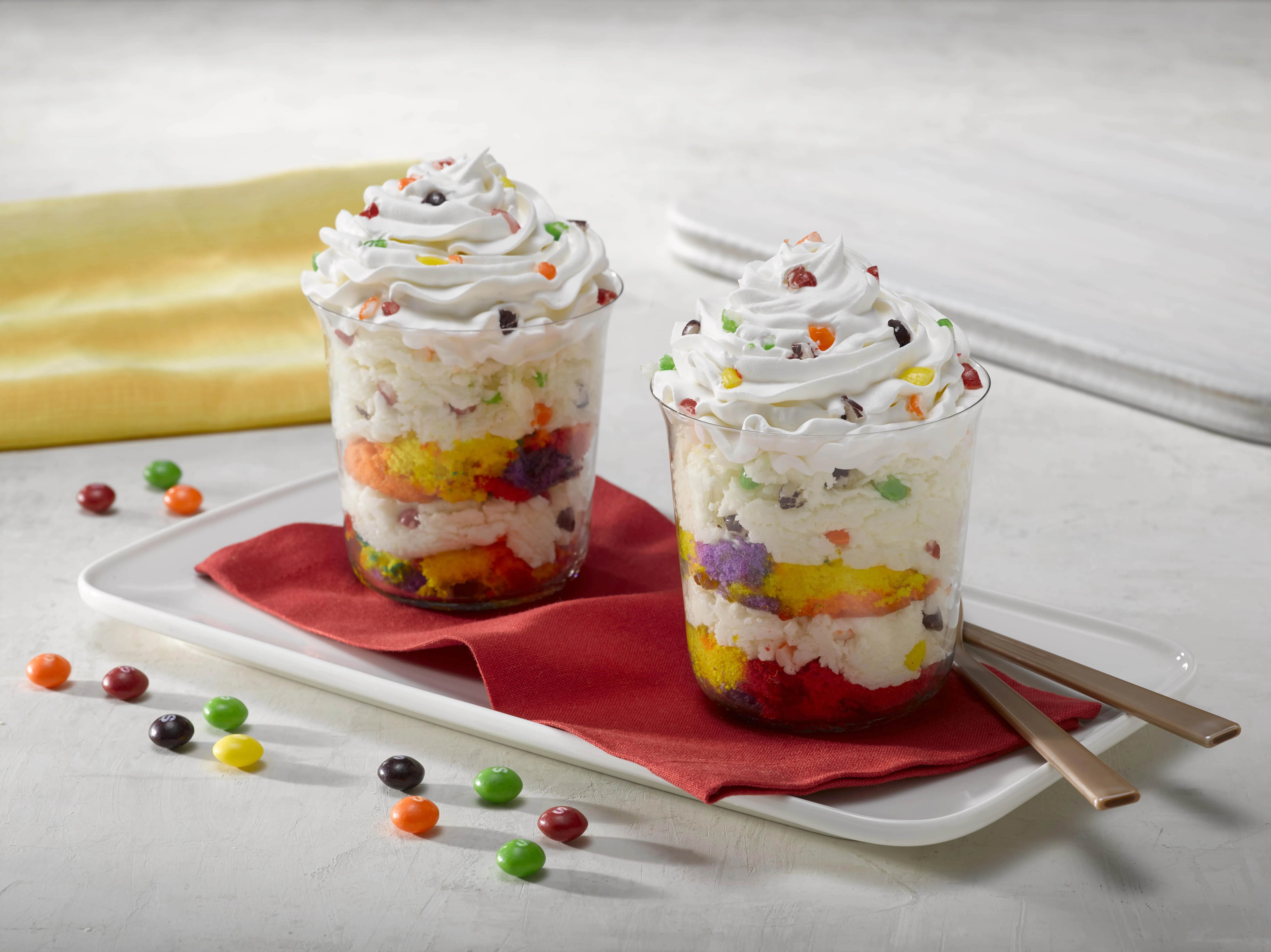 Skittles Rainbow Cake marsfoodservices image