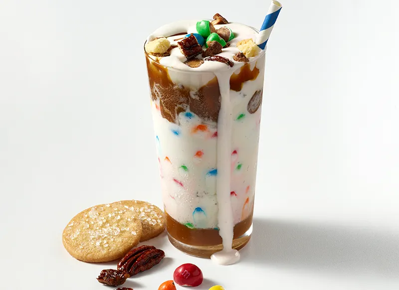 Caramel Pecan Pie Shake Made with M&M’s® Caramel Chocolate Candies marsfoodservices image