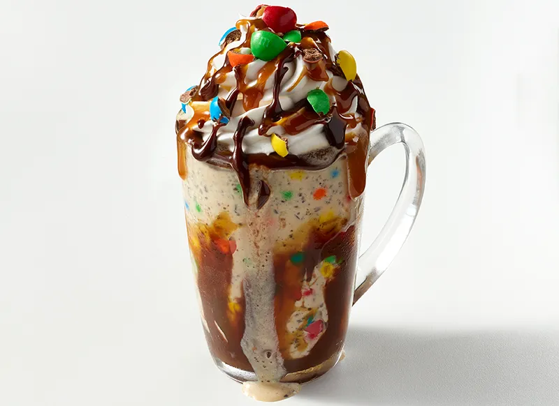 Frozen Caramel Mocha Made with M&M’s® Caramel Chocolate Candies and Dove® Dark Chocolate marsfoodservices image