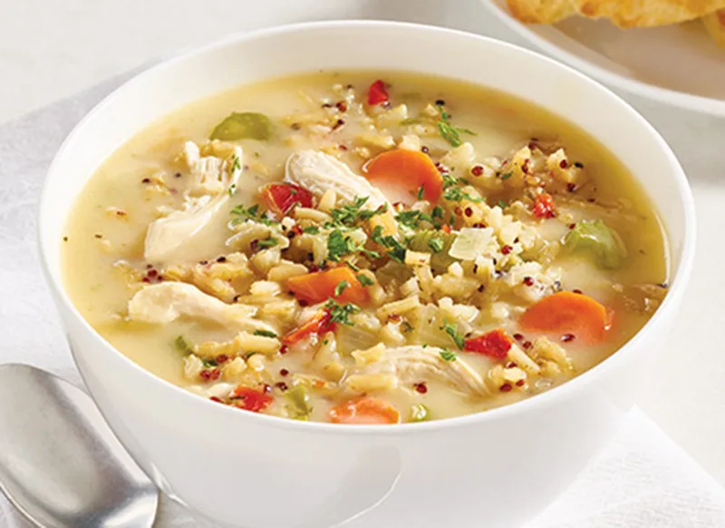 Creamy Chicken & Whole Grains Soup marsfoodservices image