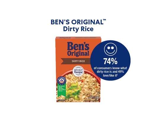 Ben's Original Dirty Rice Stat marsfoodservices image