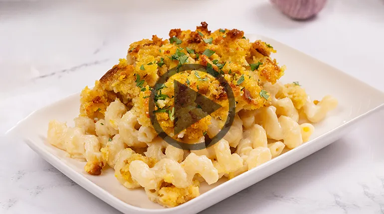 Mac and Cheese with Stuffing Gratinée Play Video marsfoodservices image