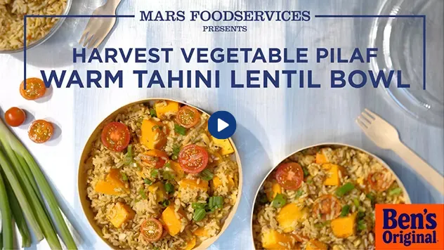 Warm Tahini Lentil Bowl marsfoodservices image