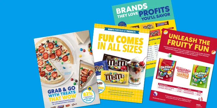 Confectionary Marketing Materials marsfoodservices image