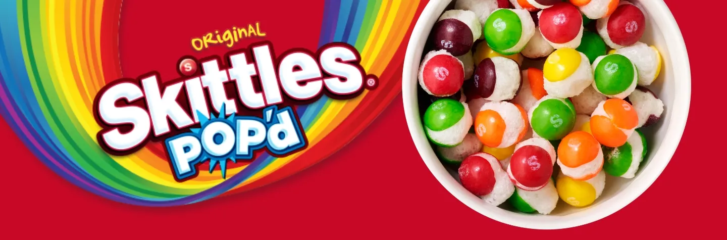 Skittles Pop'd marsfoodservices image
